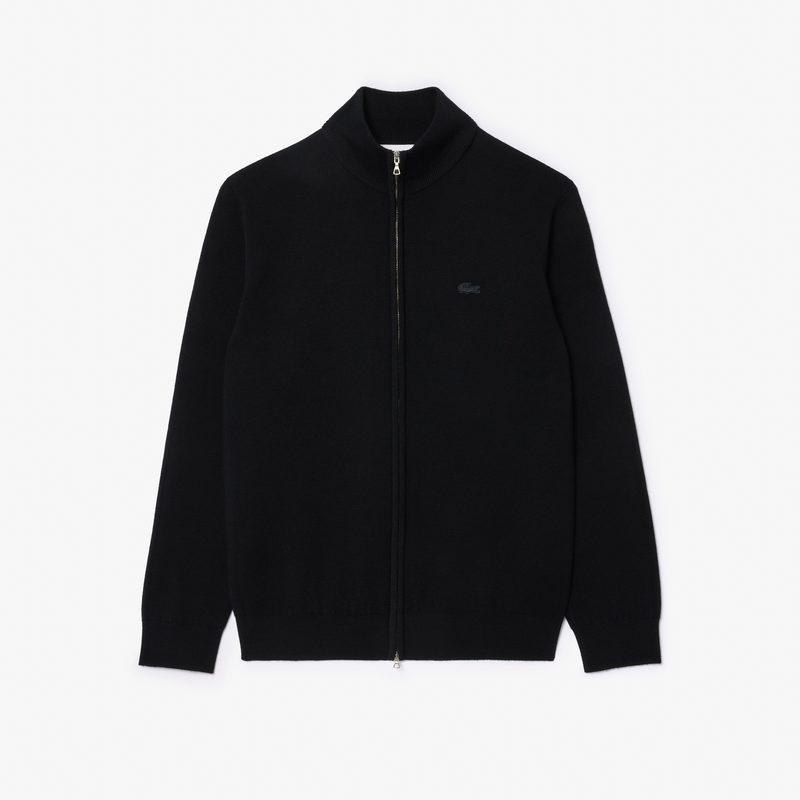 Мужской шерстяной свитер Lacoste на молнии 5