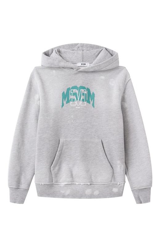 Хлопковое худи MSGM kids