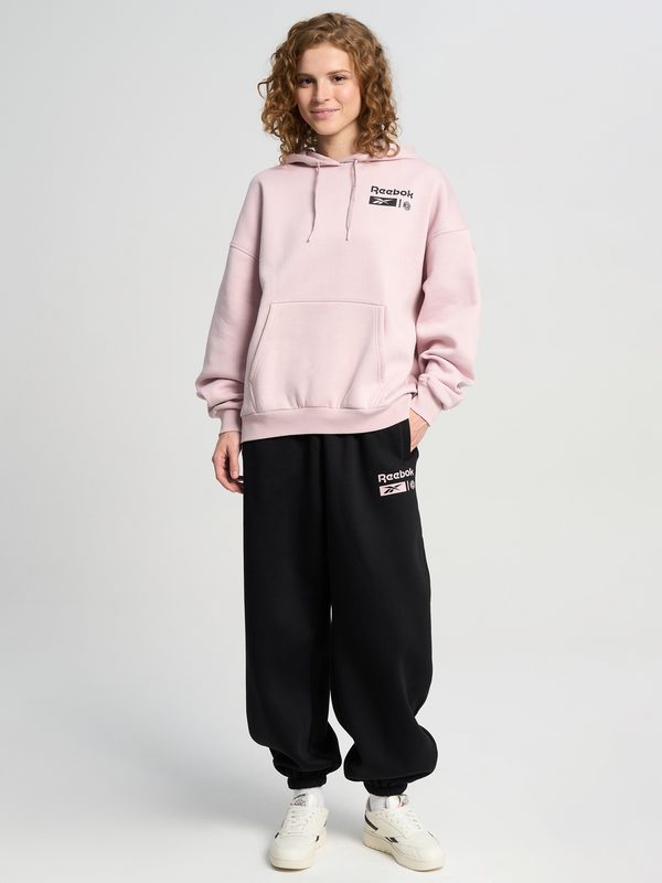 Худи женское Reebok Relaxed, Розовый 4
