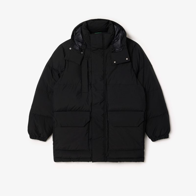 Мужской водонепронецаемый пуховик Lacoste с капюшоном 5