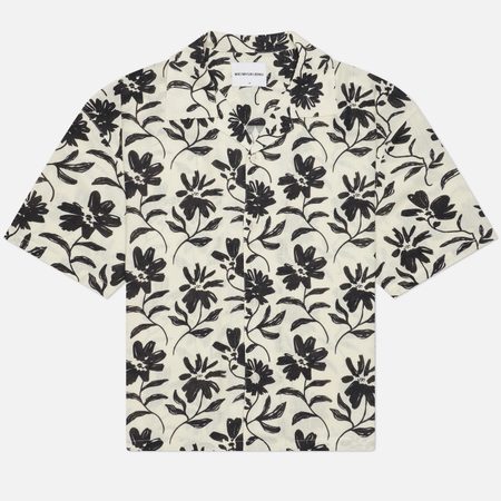 Мужская рубашка MKI MIYUKI ZOKU Floral Linen Vacation, цвет бежевый
