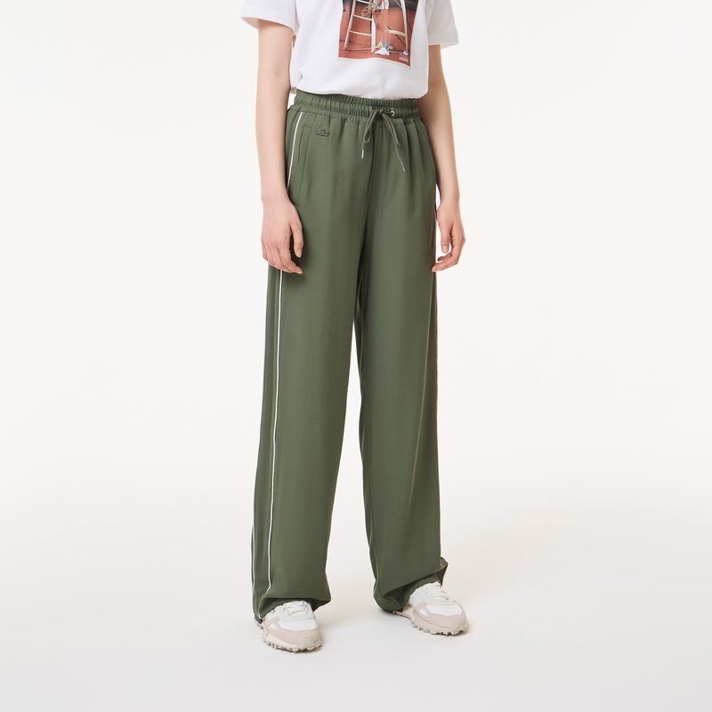 Женские спортивные брюки Lacoste широкого кроя 3