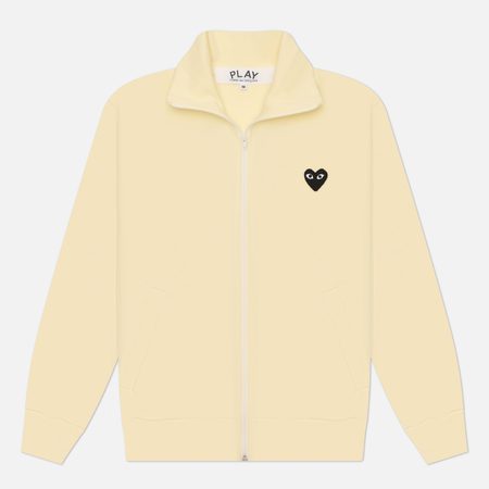 Мужская олимпийка Comme des Garcons Play Black Emblem, цвет бежевый