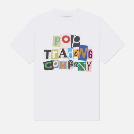 Мужская футболка Pop Trading Company Ransom, цвет белый