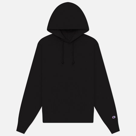 Мужская толстовка Champion Reverse Weave Pinnacle Fleece Reverse Weave Hoodie, цвет чёрный