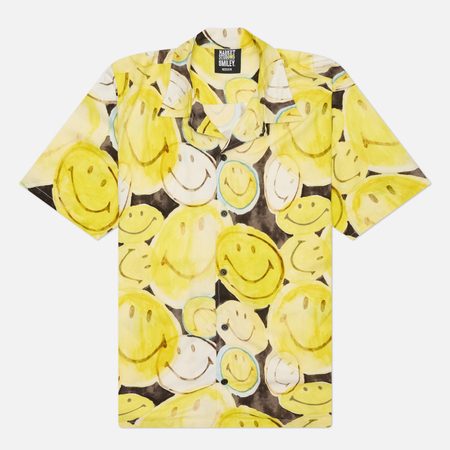 Мужская рубашка MARKET Smiley All The Time Woven, цвет жёлтый