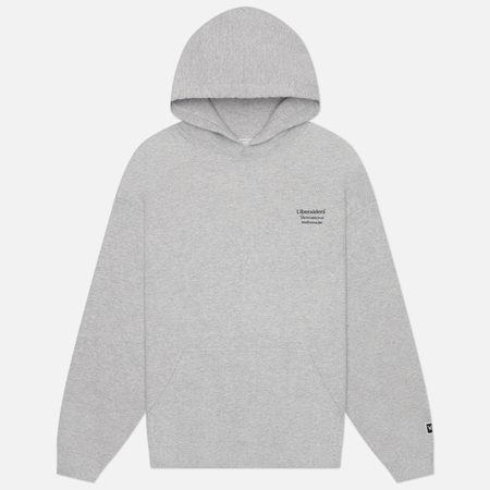 Мужская толстовка Liberaiders Headquarter Hoodie, цвет серый