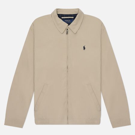 Мужская куртка харрингтон Polo Ralph Lauren Bi-Swing Windbreaker, цвет бежевый