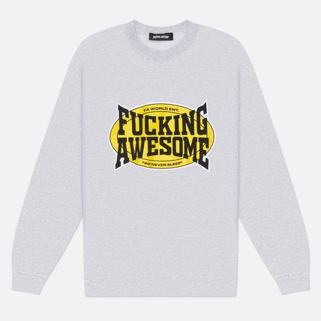 Мужская толстовка Fucking Awesome KO Crewneck, цвет серый