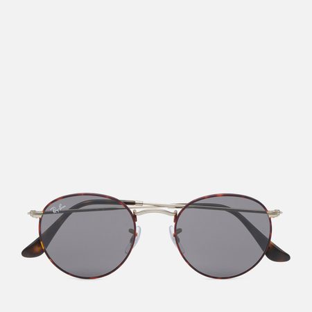 Солнцезащитные очки Ray-Ban Round Metal, цвет серебряный