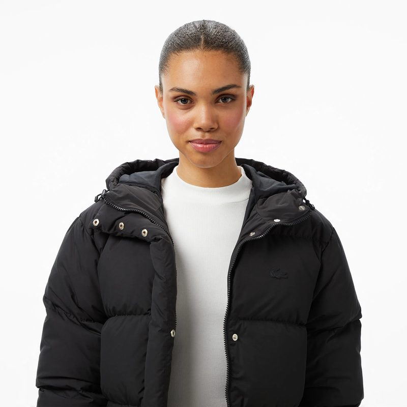 Женская парка Lacoste с капюшоном 3