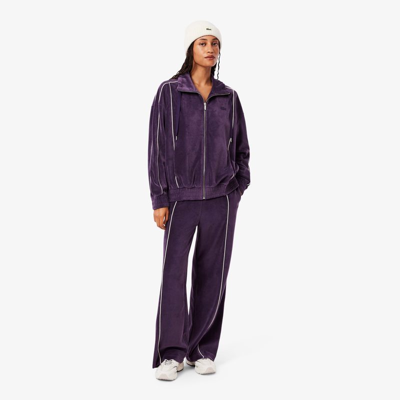 Женские хлопковые спортивные брюки Lacoste