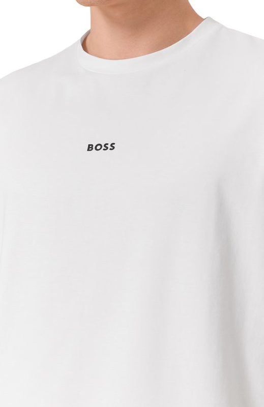 Хлопковая футболка BOSS Orange 5