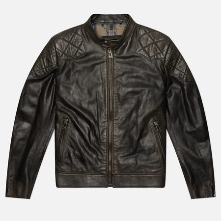 Мужская демисезонная куртка Belstaff Outlaw Icon, цвет чёрный