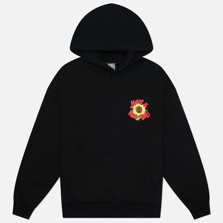 Мужская толстовка MARKET Smiley Sunflower Hoodie, цвет чёрный