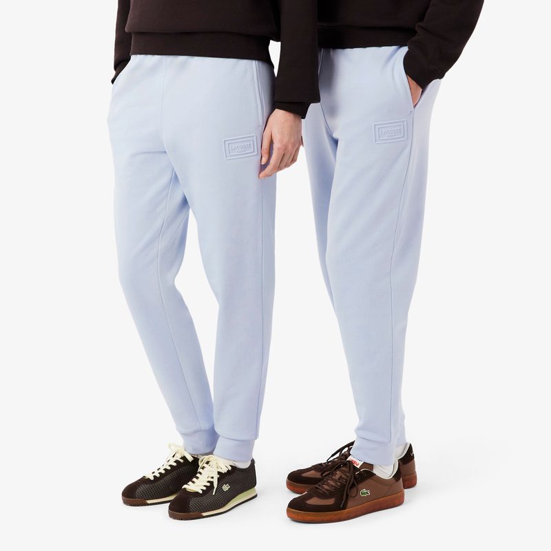 Хлопковые спортивные брюки Lacoste унисекс 2