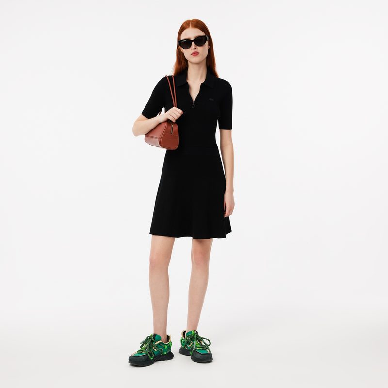Женское эластичное платье Lacoste на молнии 4