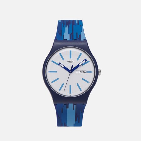 Наручные часы Swatch Fiammablu, цвет синий