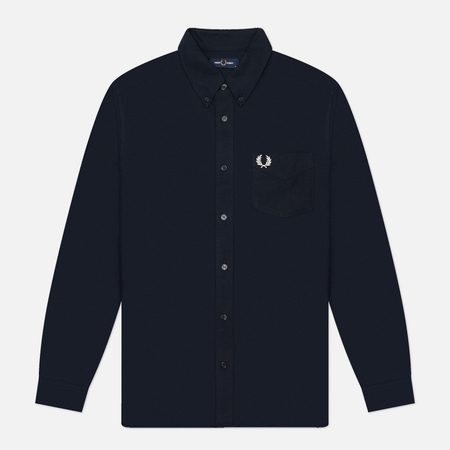 Мужская рубашка Fred Perry Oxford Regular, цвет синий