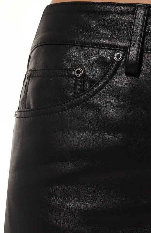 Кожаные брюки Dondup 5