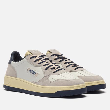 Мужские кроссовки Autry Medalist Low Leather/Suede, цвет серый