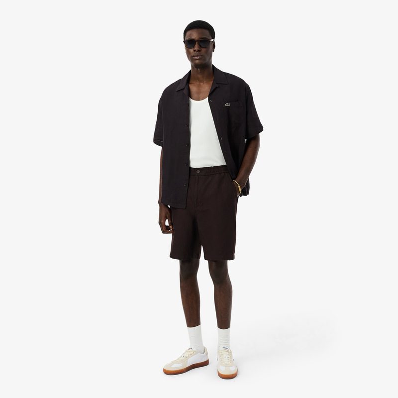 Мужские льняные шорты Lacoste 4