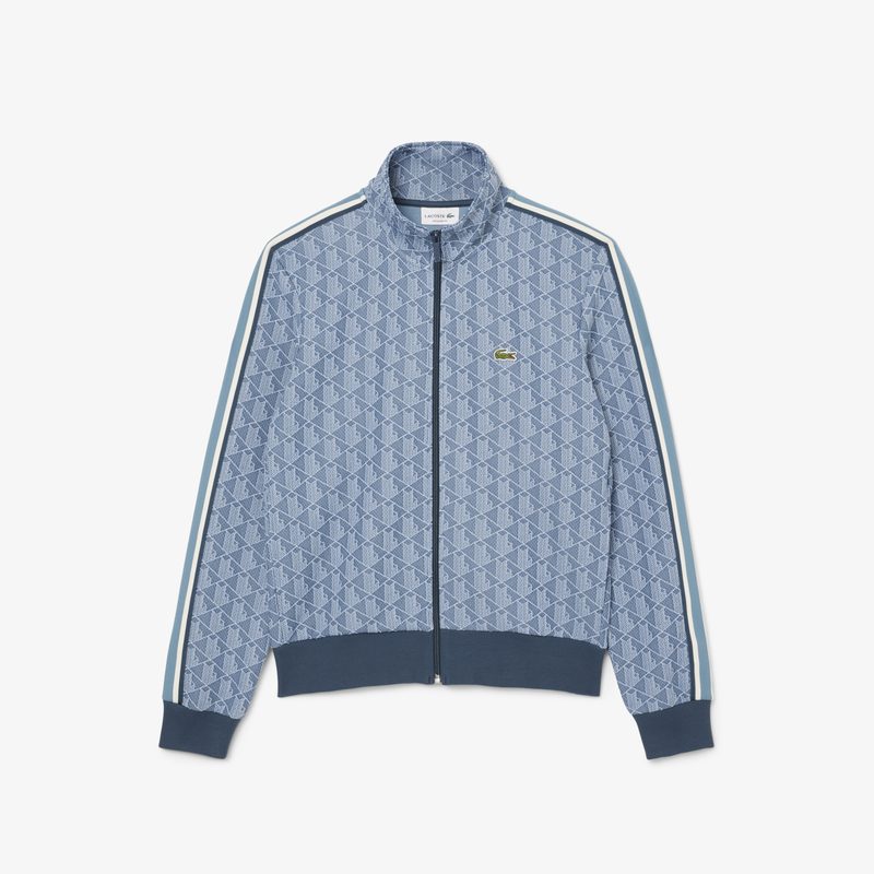 Мужская жаккардовая толстовка Lacoste PARIS с монограммой 5