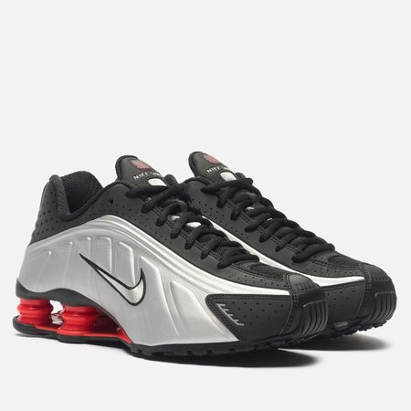 Женские кроссовки Nike Wmns Shox R4, цвет серебряный