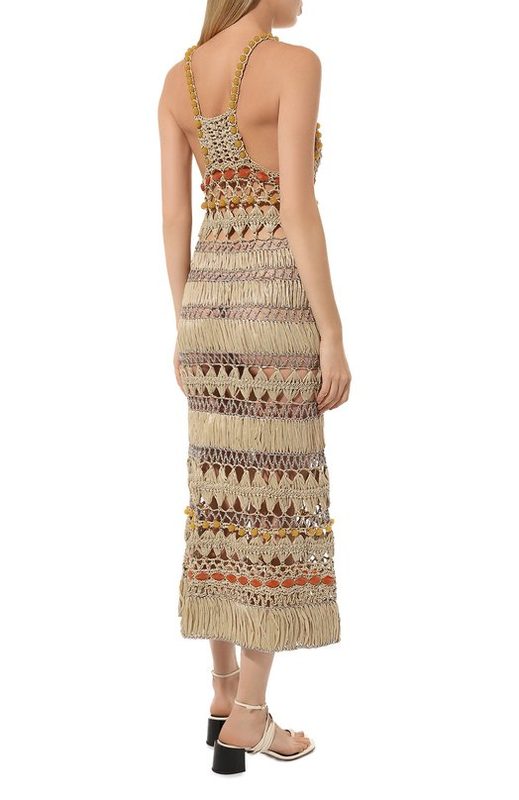 Платье из вискозы Alberta Ferretti 4