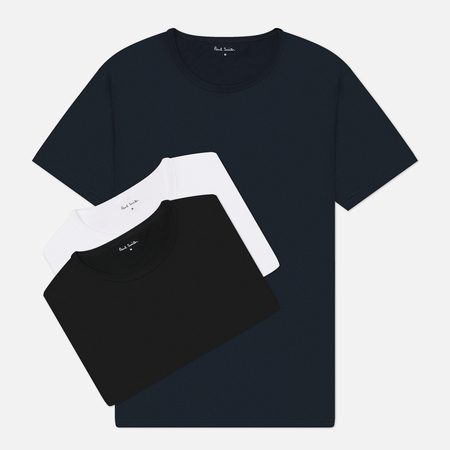 Комплект мужских футболок Paul Smith Mixed Modal Lounge 3-Pack, цвет комбинированный