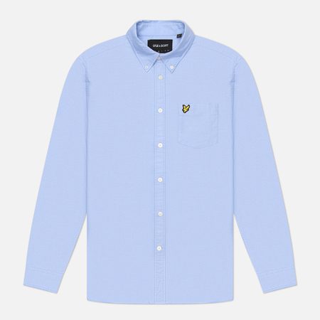 Мужская рубашка Lyle & Scott Plain Oxford, цвет голубой