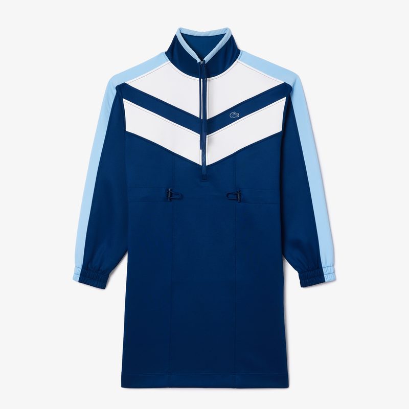 Женское платье-толстовка Lacoste на молнии 5