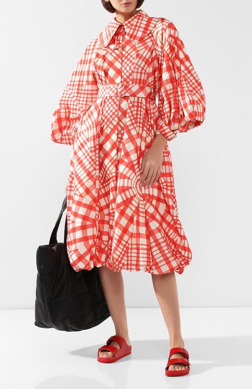 Пальто с поясом Simone Rocha 2