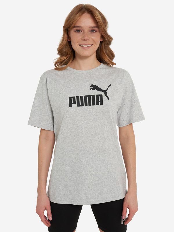 Футболка женская PUMA Ess No. 1 Logo Relaxed, Серый 2