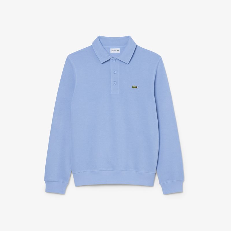 Мужская толстовка Lacoste с воротником-поло из хлопка 4