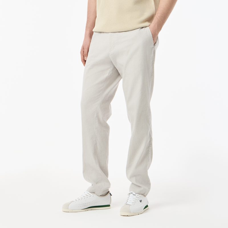Мужские брюки Lacoste из льна и эластичного хлопка 3