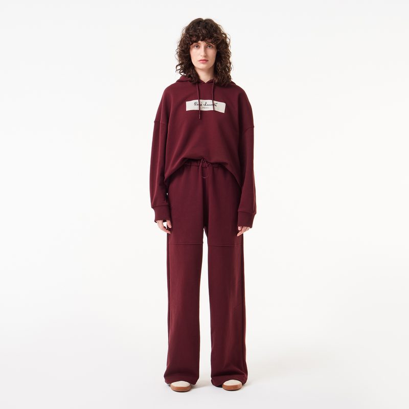 Женские прямые спортивные брюки Lacoste с высокой талией