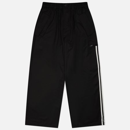 Мужские брюки Y-3 Refined Wool Straight Leg, цвет чёрный