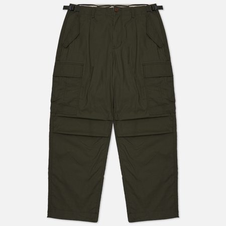 Мужские брюки EASTLOGUE Permanent Basic Field Wide Fit, цвет оливковый