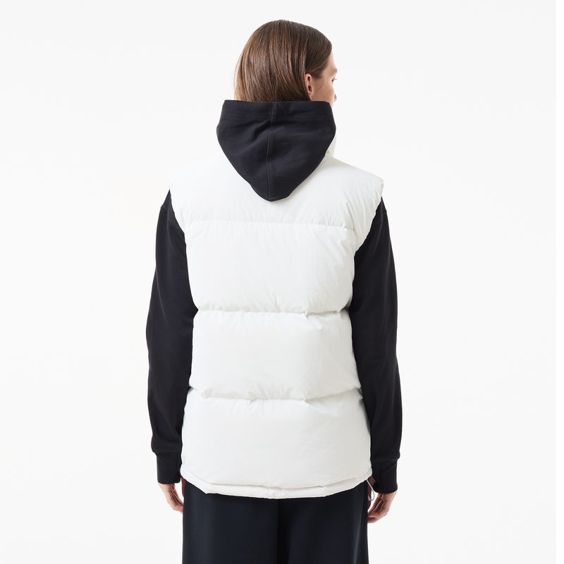 Женский утеплённый жилет Lacoste с капюшоном 2
