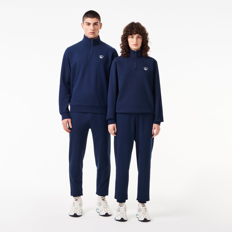 Свитшот Lacoste унисекс с застежкой-молнией с высоким воротом 5