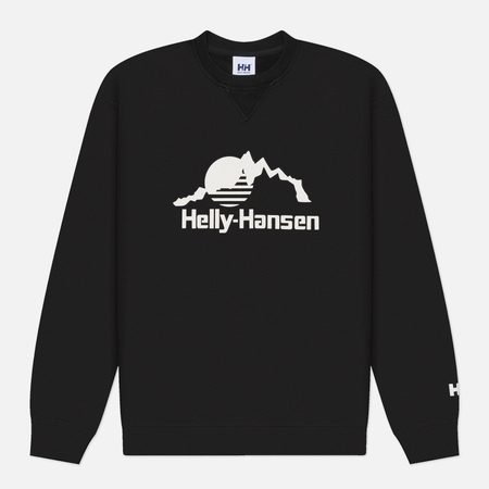 Мужская толстовка Helly Hansen Yu Crew 2.0, цвет чёрный