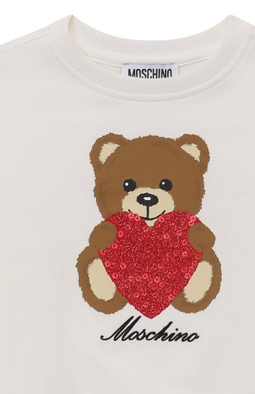 Хлопковый свитшот Moschino 3