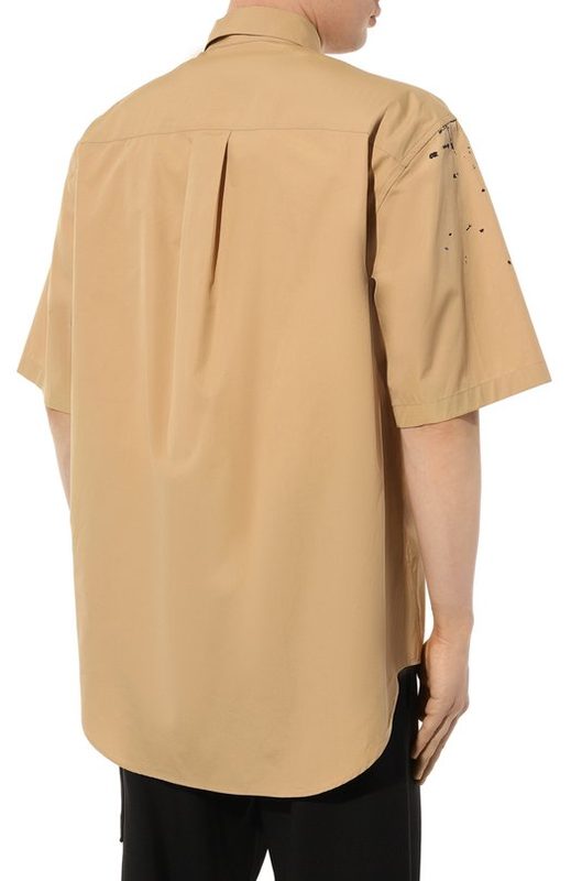 Хлопковая рубашка Moschino 4