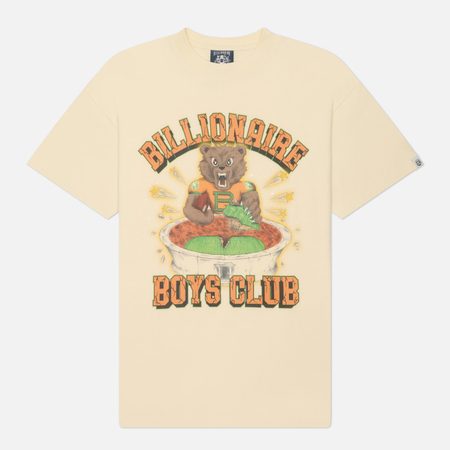 Мужская футболка Billionaire Boys Club Rhinestone Mascot, цвет бежевый