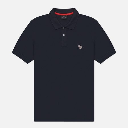 Мужское поло Paul Smith Zebra Logo Regular, цвет синий