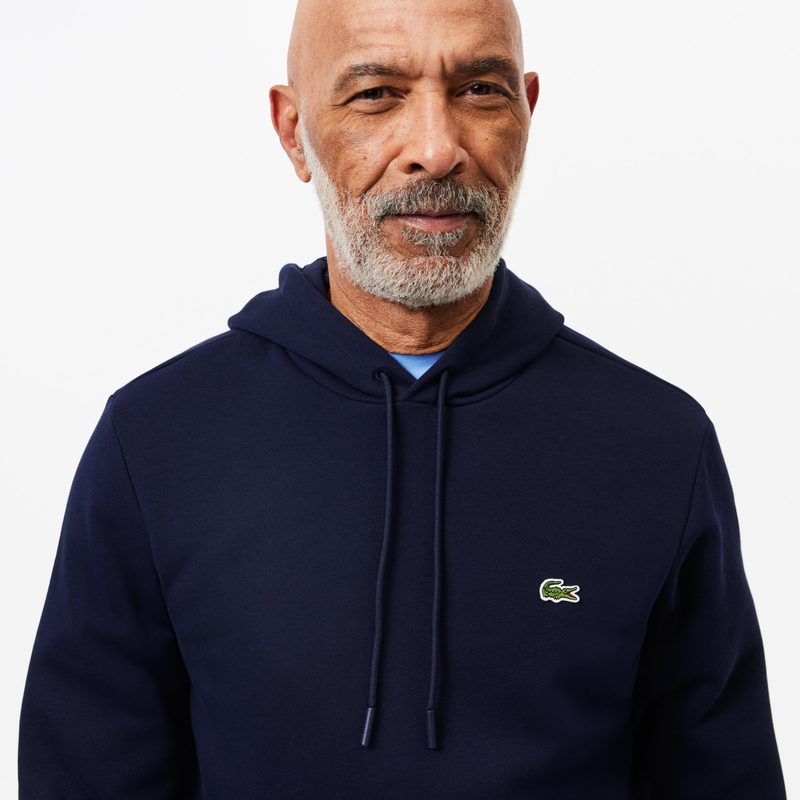 Мужское худи Lacoste классического кроя с флисом 3