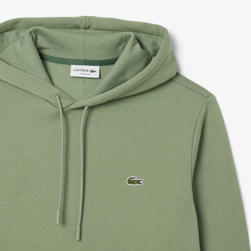 Мужское худи Lacoste классического кроя с флисом 5