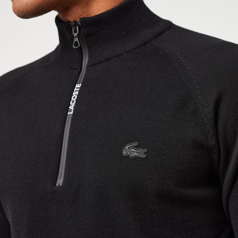 Мужской свитер Lacoste стандартного кроя из смеси шерсти и хлопка 5