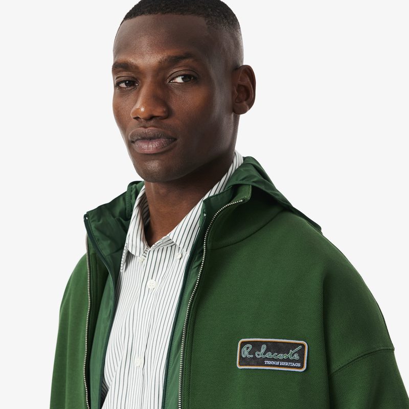 Мужской хлопковый свитшот Lacoste свободного кроя 3